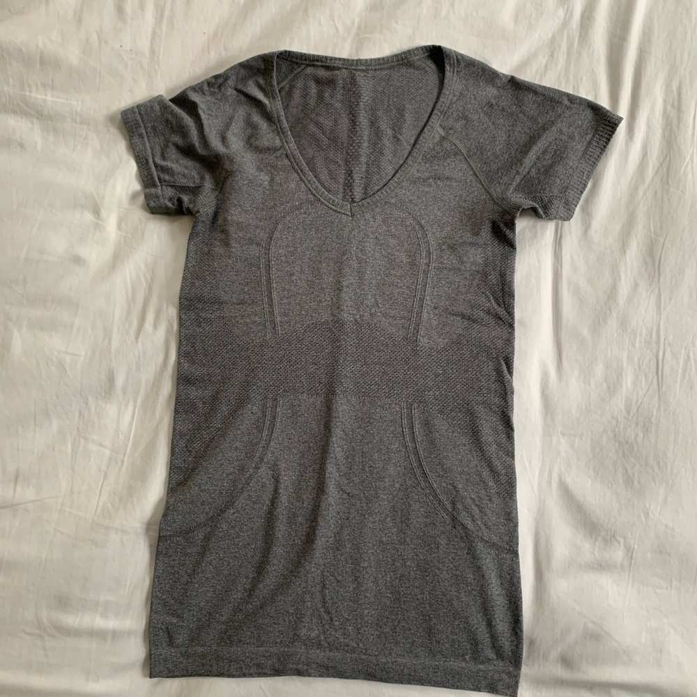 Lululemon v neck running t-shirt.